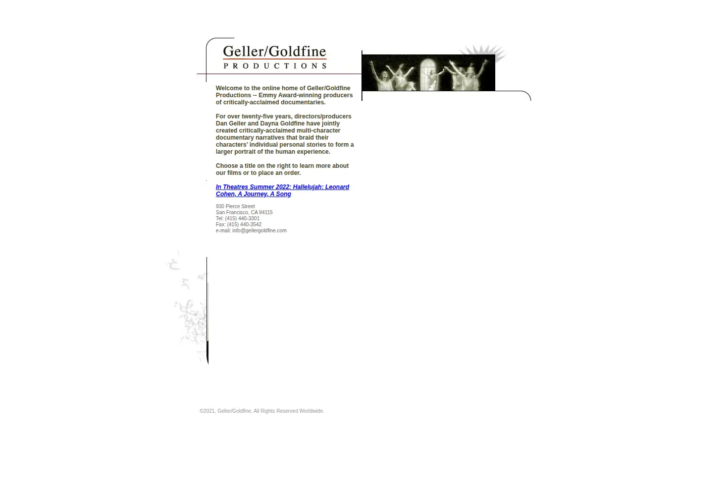 Screenshot of gellergoldfine.com