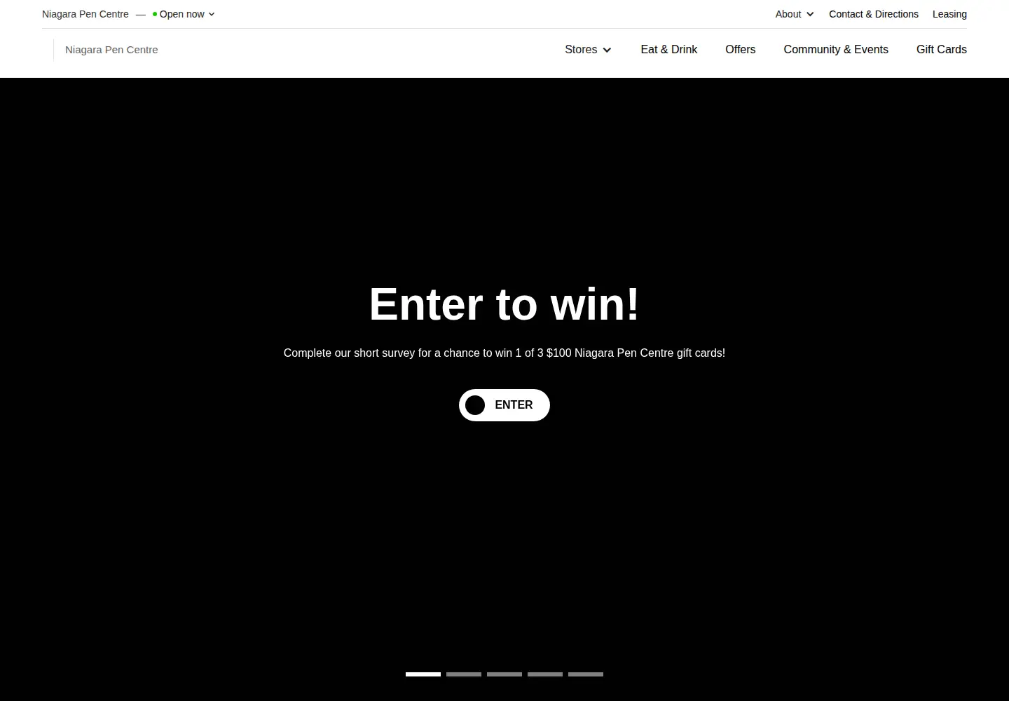 Screenshot of thepencentre.com