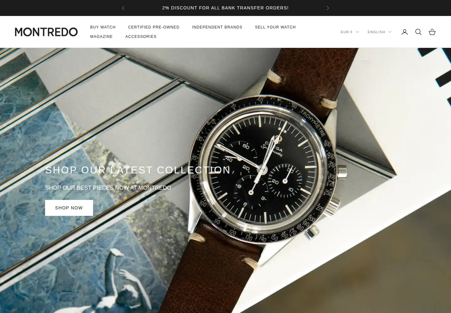 Screenshot of montredo.com