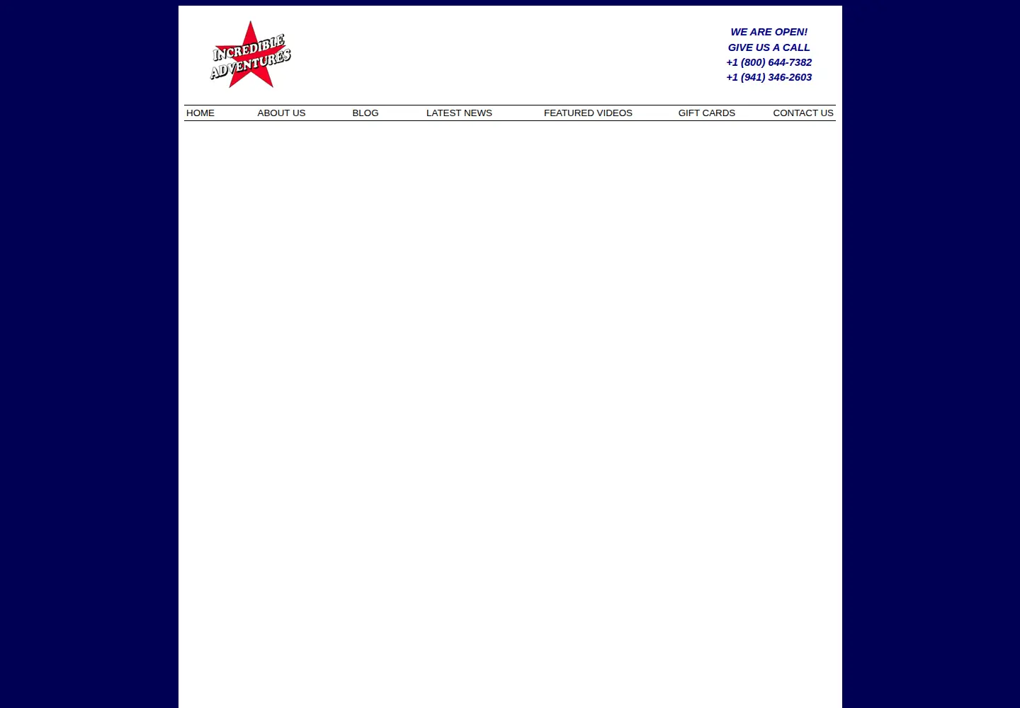 Screenshot of incredible-adventures.com