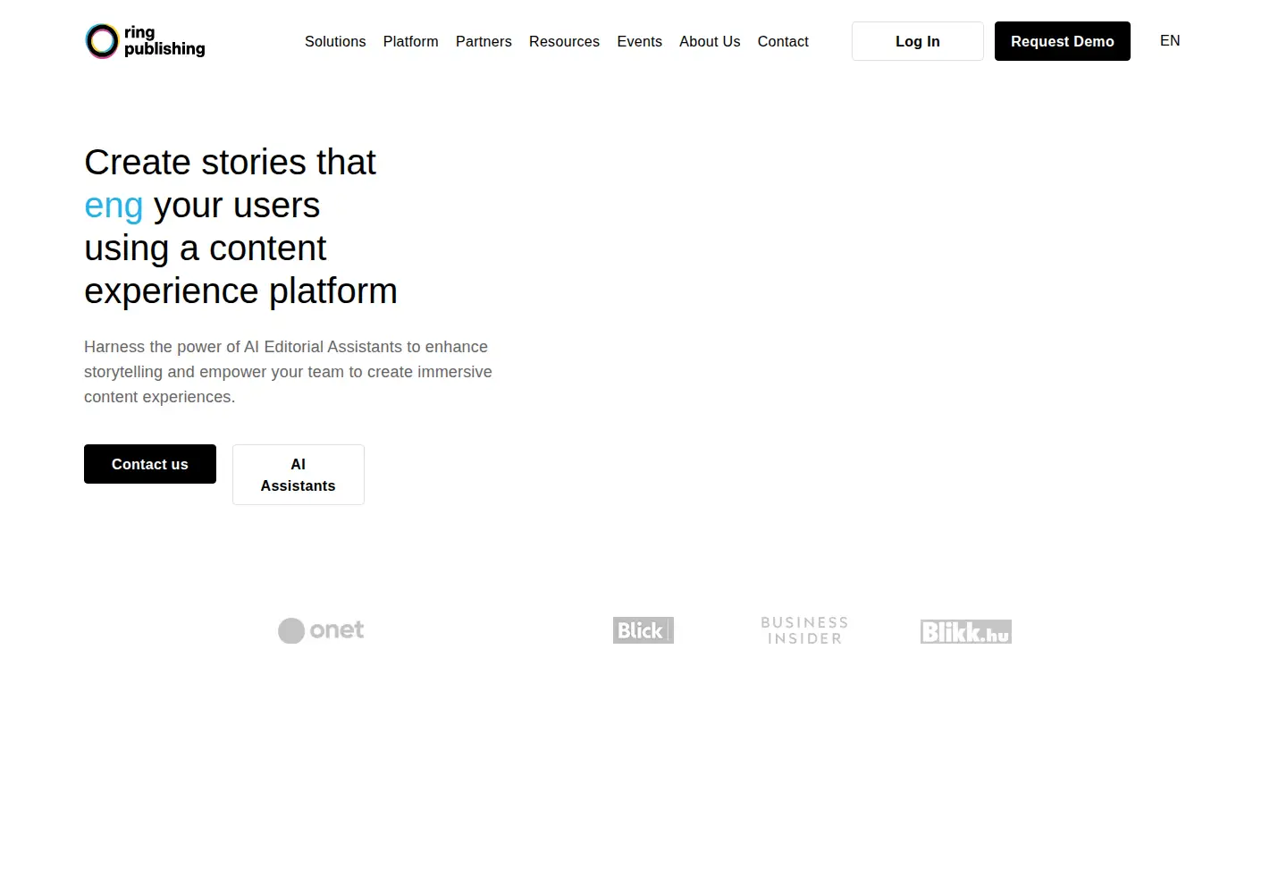 Screenshot of ringpublishing.com
