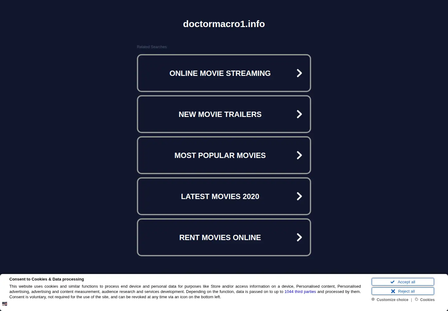 Screenshot of doctormacro1.info