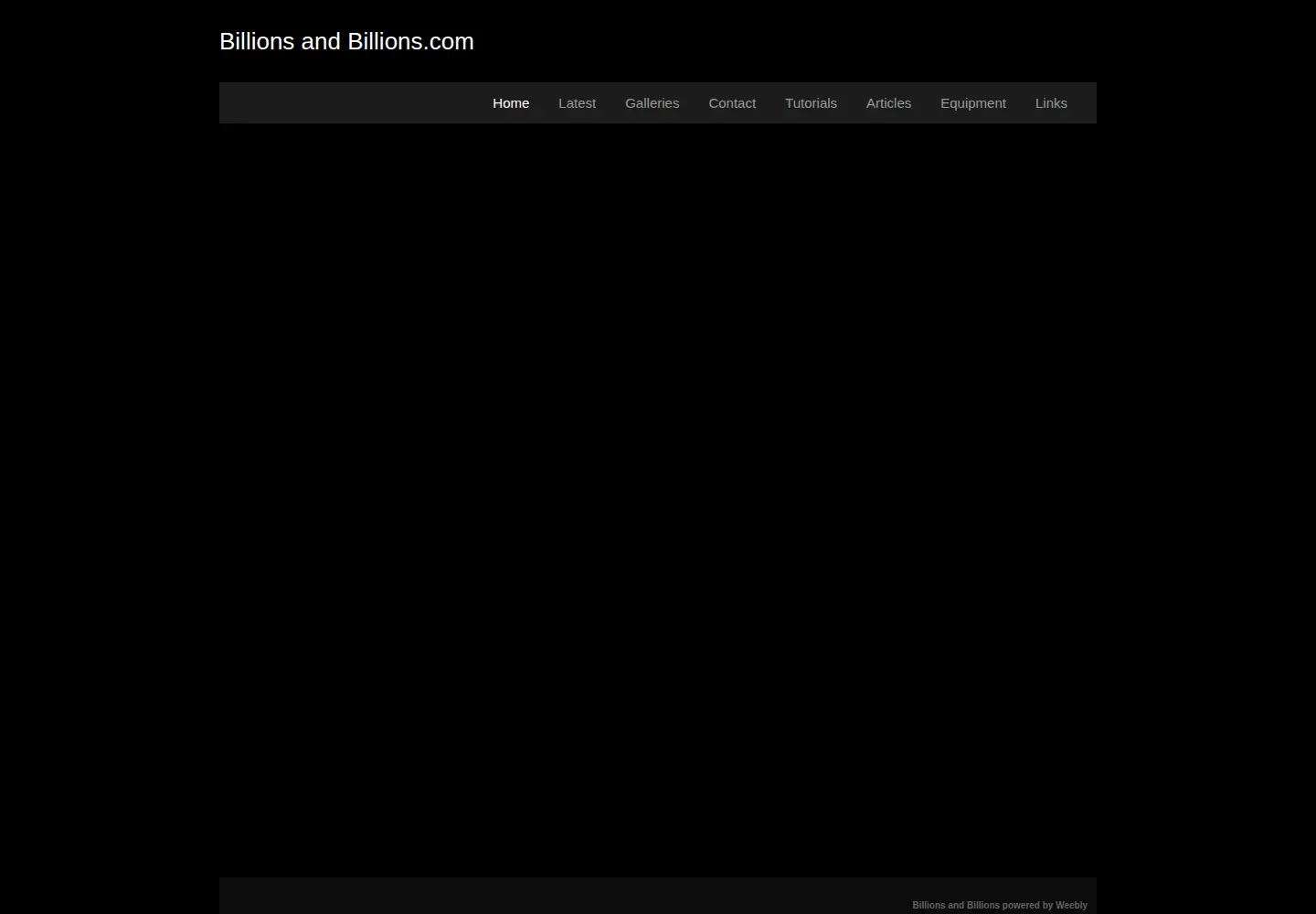 Screenshot of billionsandbillions.com