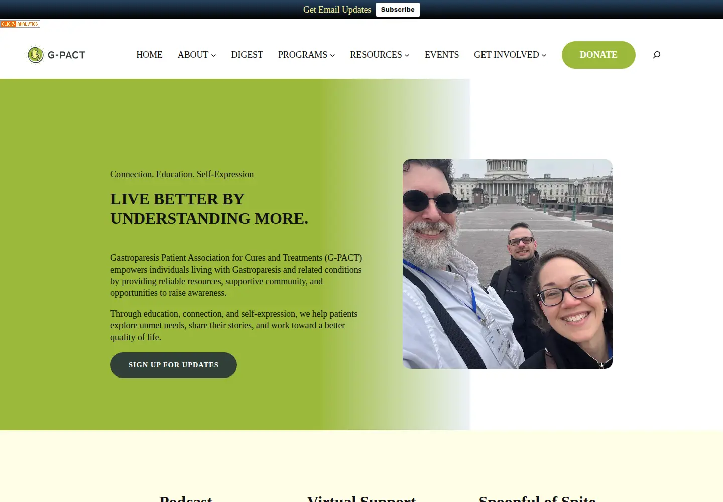 Screenshot of g-pact.org