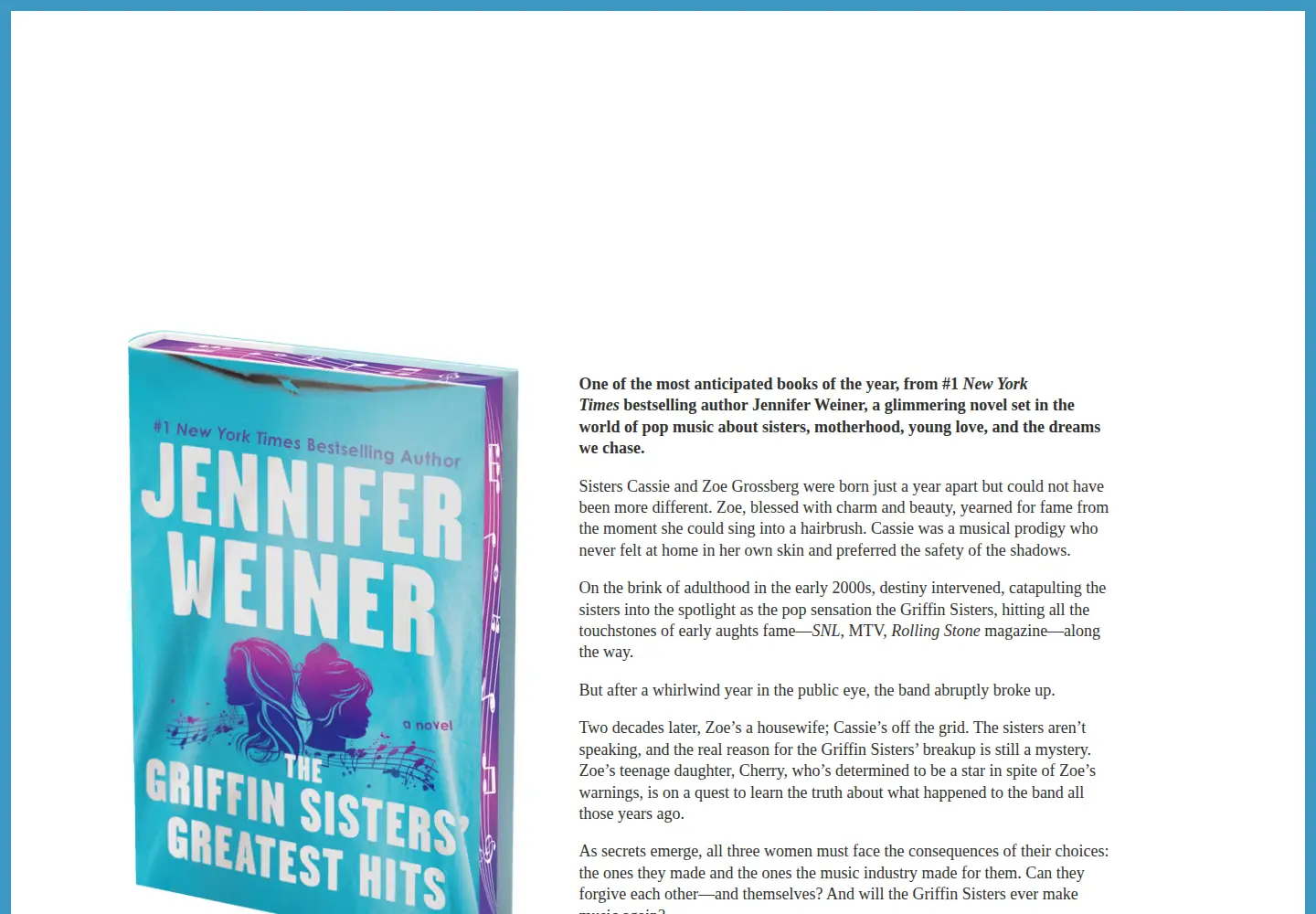 Screenshot of jenniferweiner.com