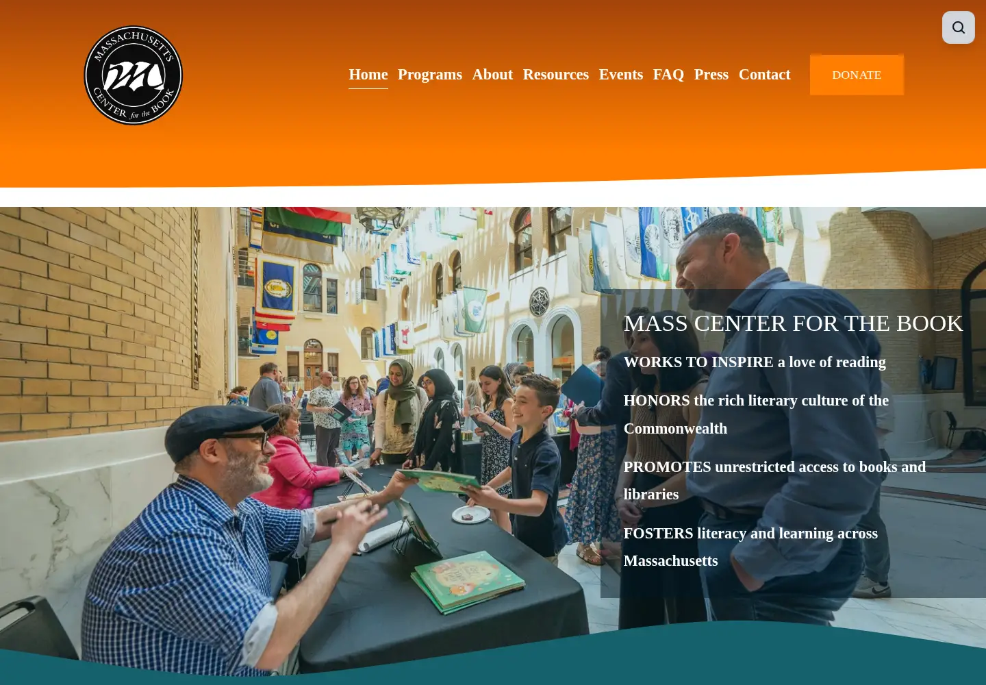 Screenshot of massbook.org