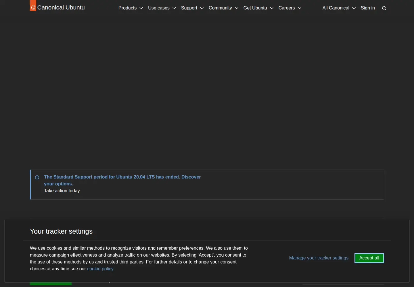 Screenshot of ubuntulinux.org