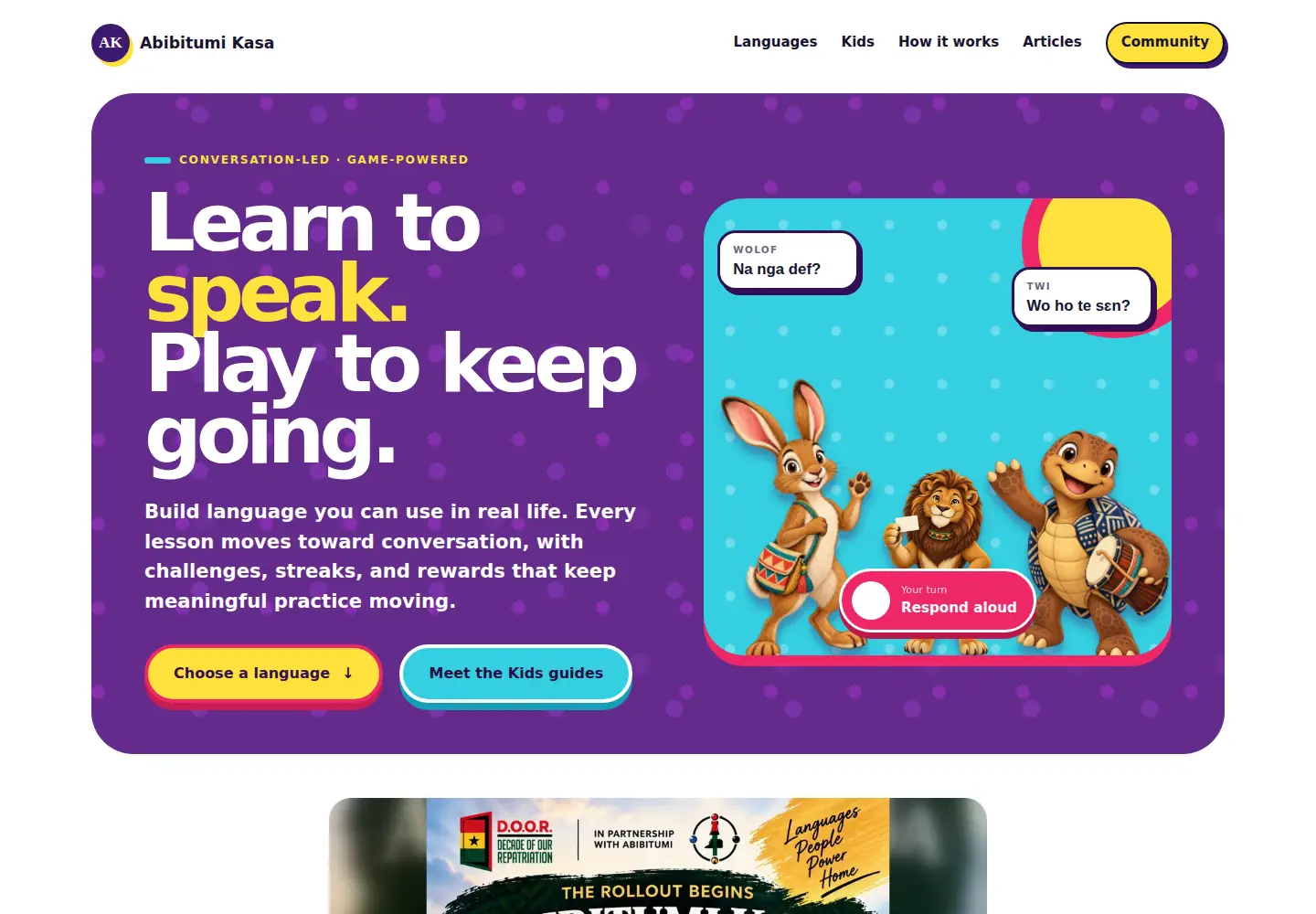 Screenshot of abibitumikasa.com
