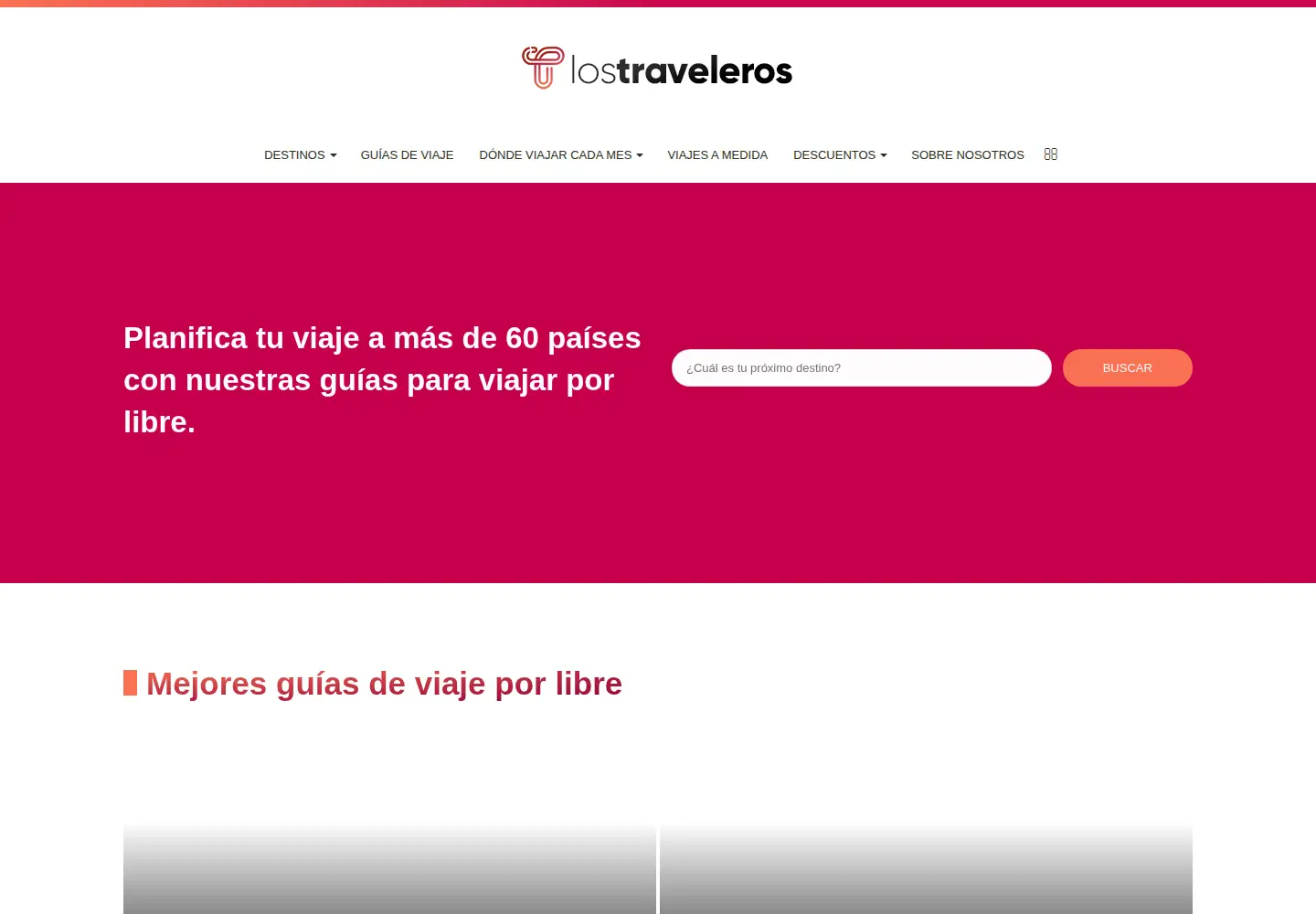 Screenshot of lostraveleros.com