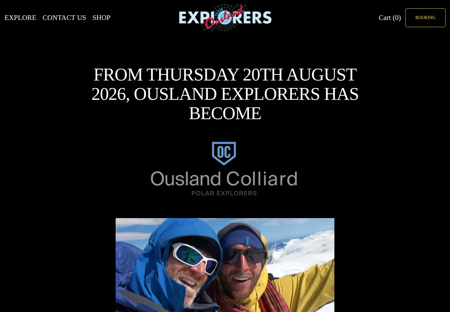 Screenshot of ousland.no