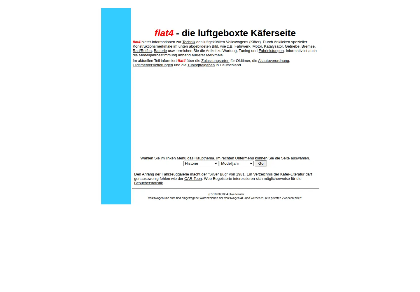 Captured homepage of flat4.de in the current scan