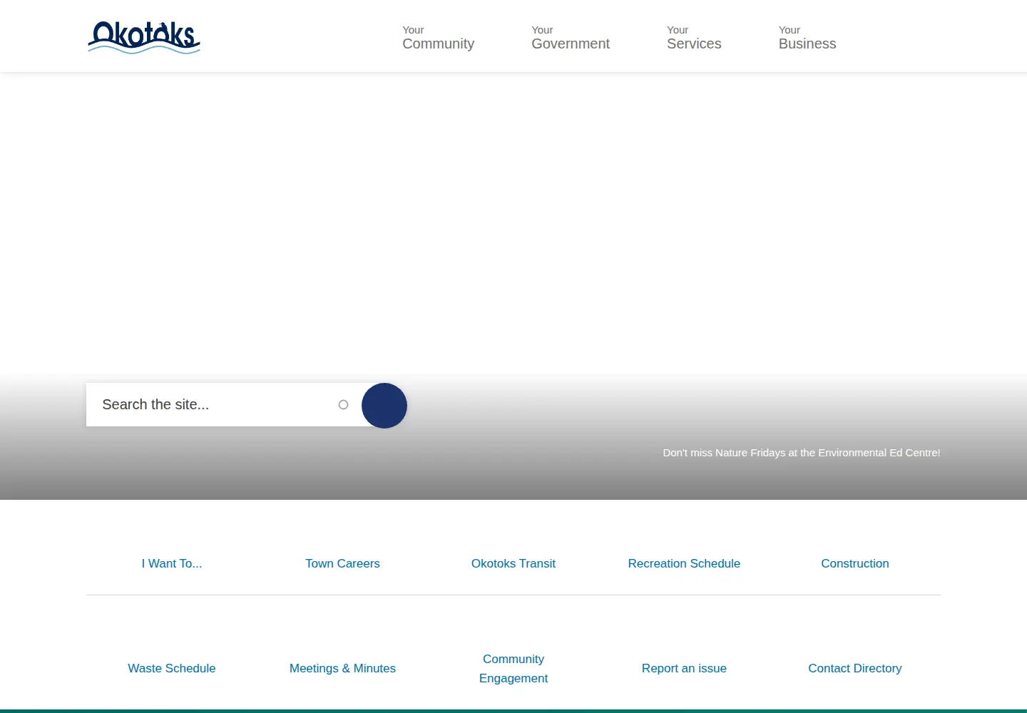 Screenshot of okotoks.ca