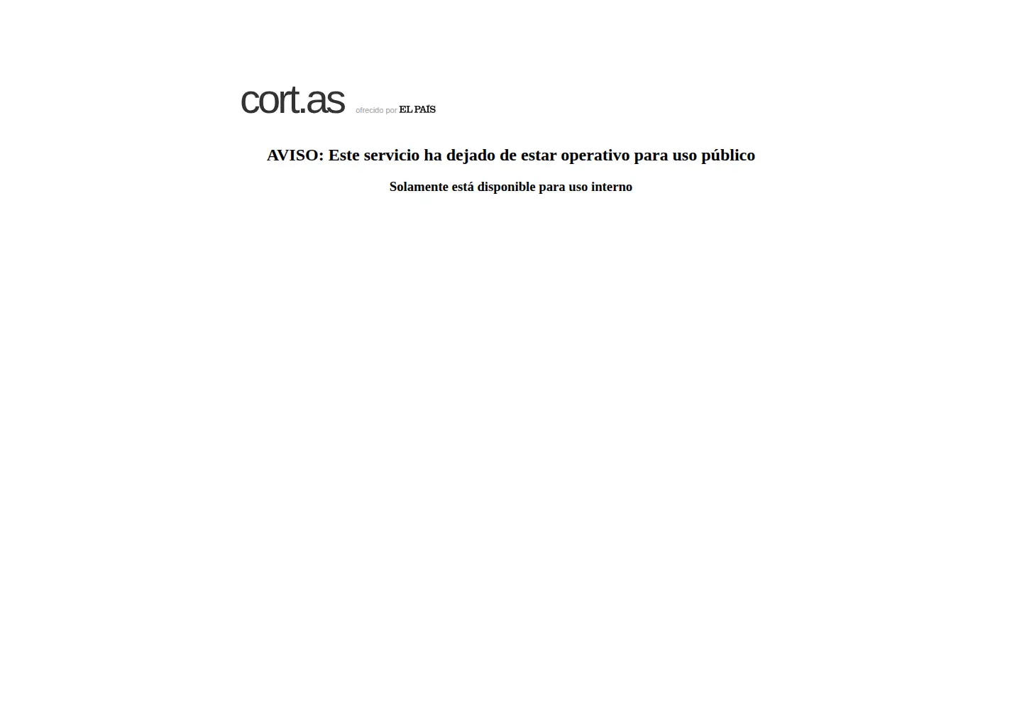 Captured homepage of cort.as in the current scan