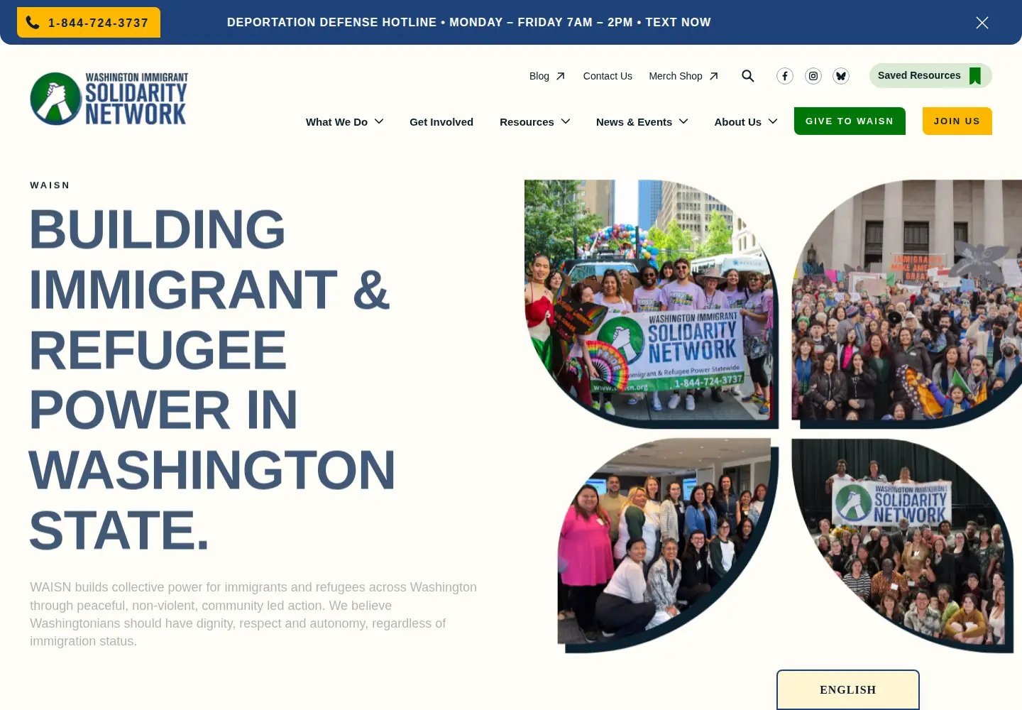 Screenshot of waisn.org