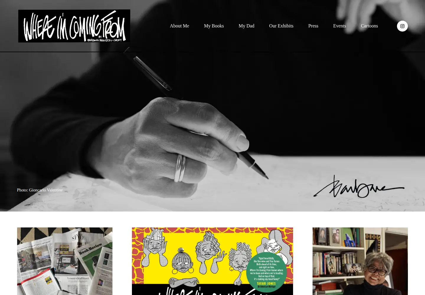 Screenshot of barbarabrandoncroft.com