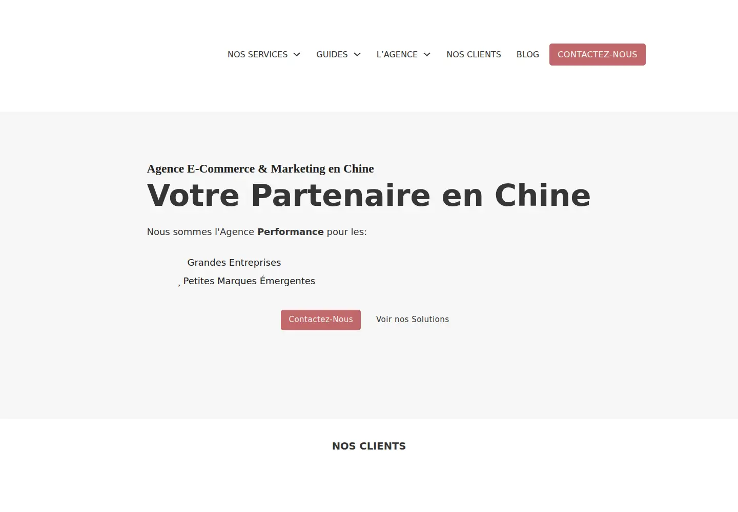 Screenshot of marketing-chine.com