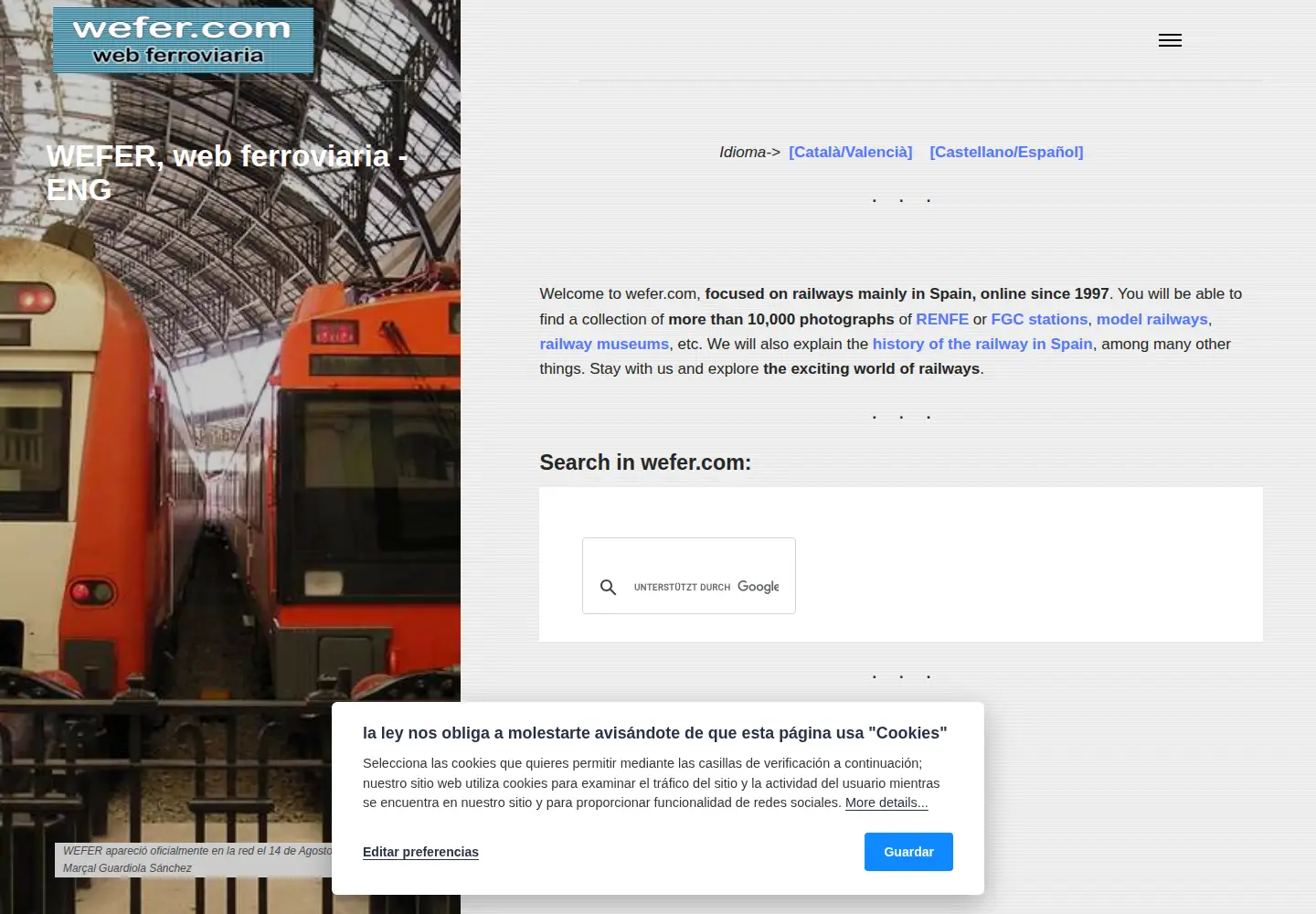 Screenshot of wefer.com