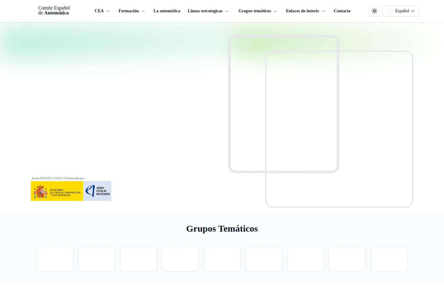 Captured homepage of ceautomatica.es in the current scan