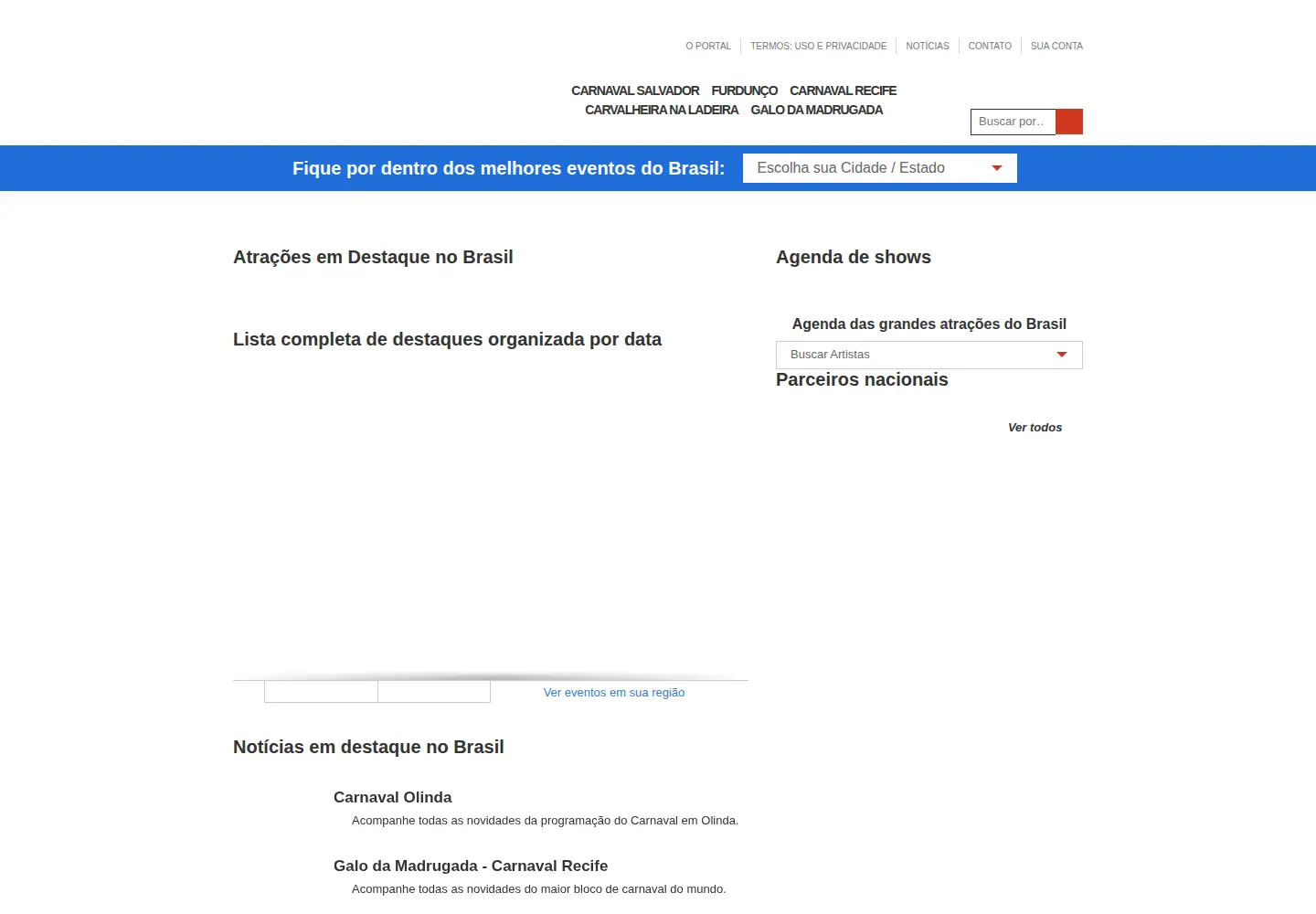 Screenshot of confiramais.com.br