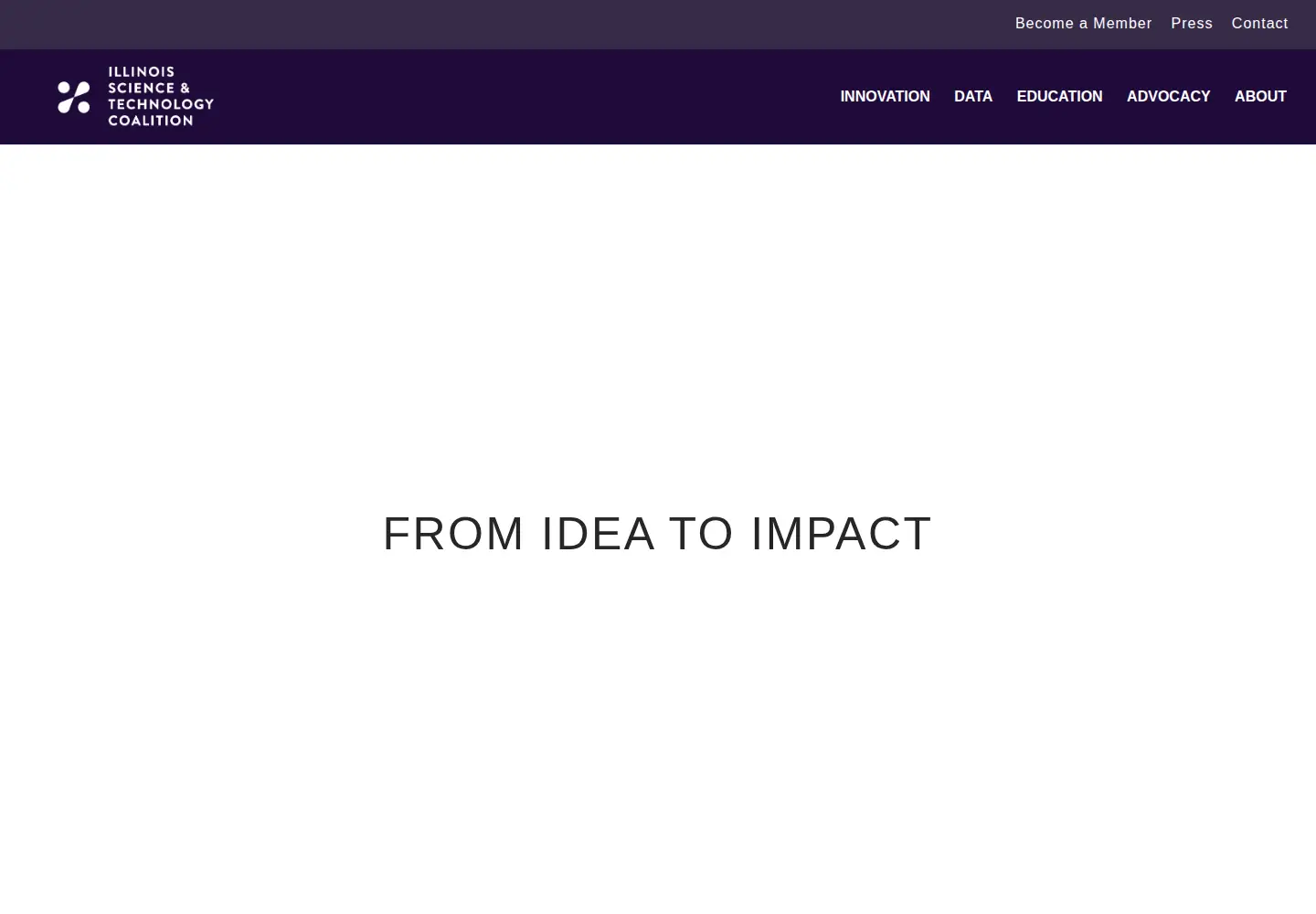 Screenshot of istcoalition.org