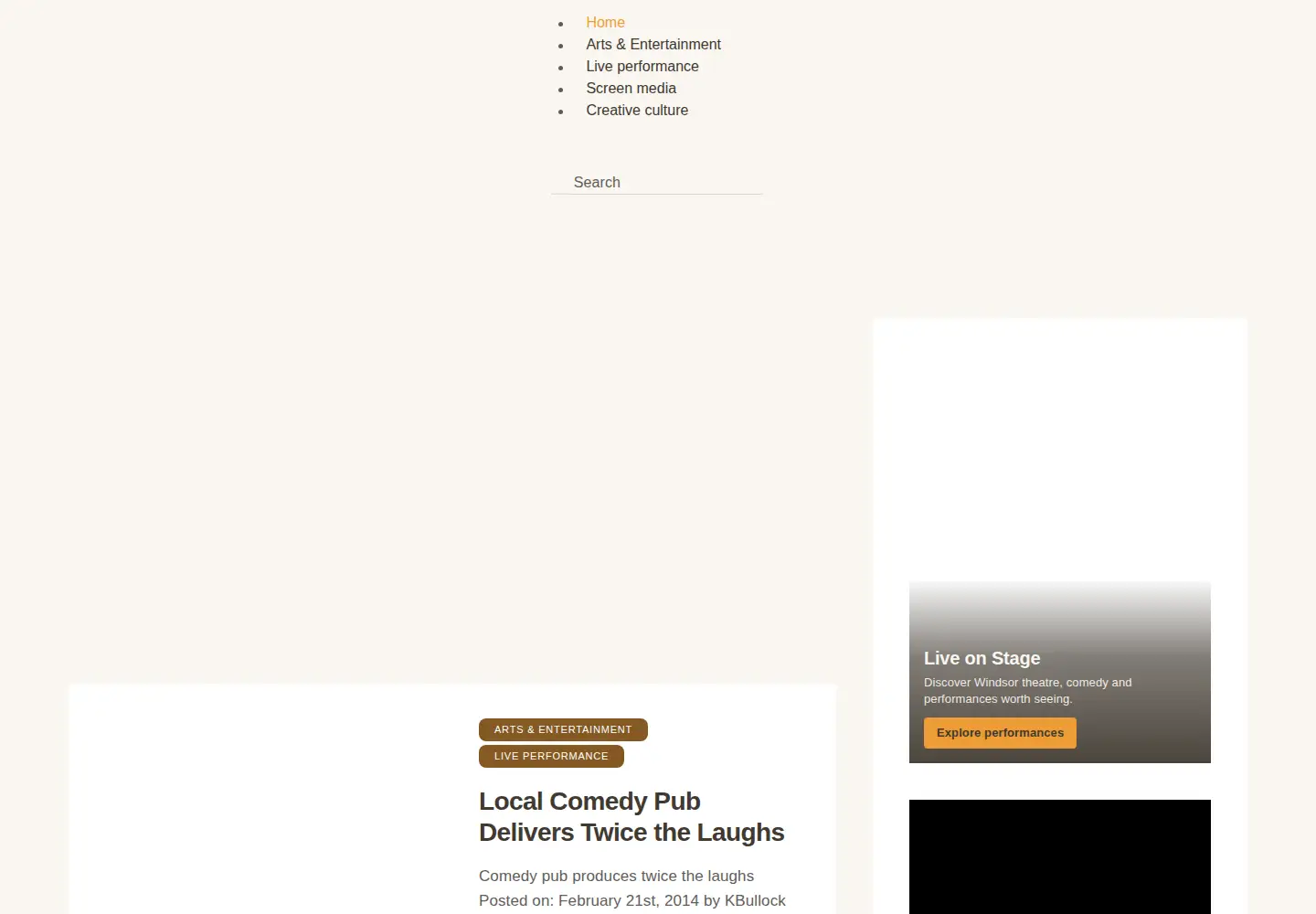 Screenshot of thetriptobountifulbroadway.com