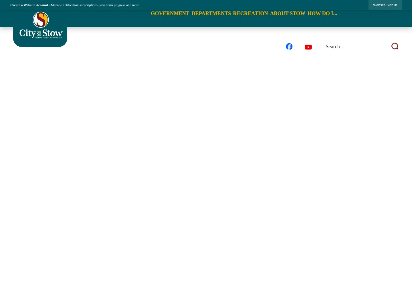 Screenshot of stowohio.org