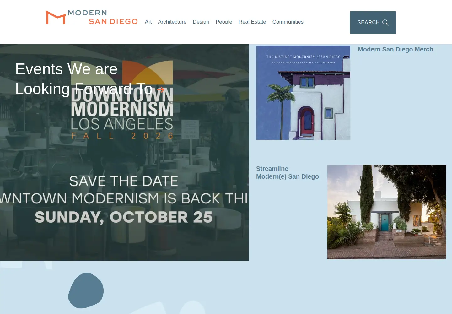 Screenshot of modernsandiego.com