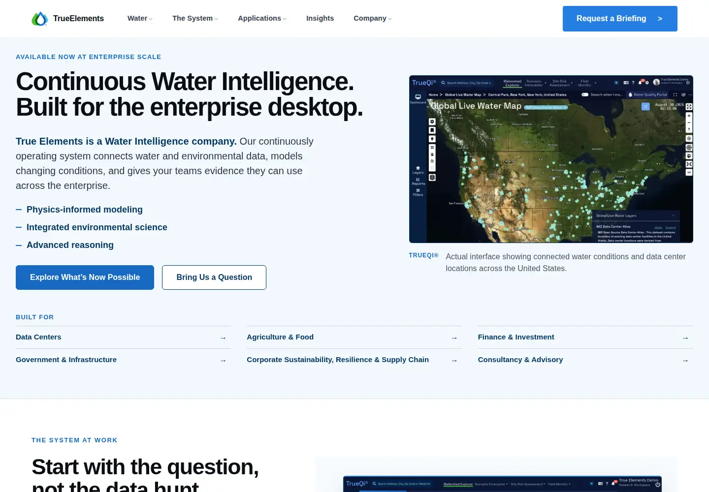 Screenshot of trueelements.com