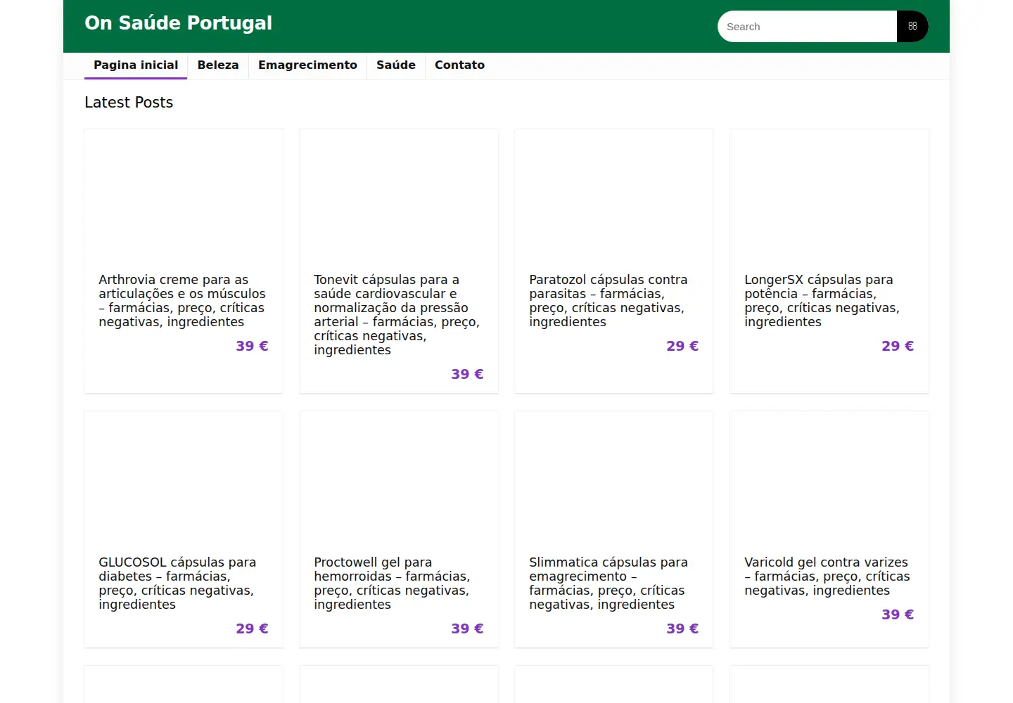Screenshot of onsa.pt