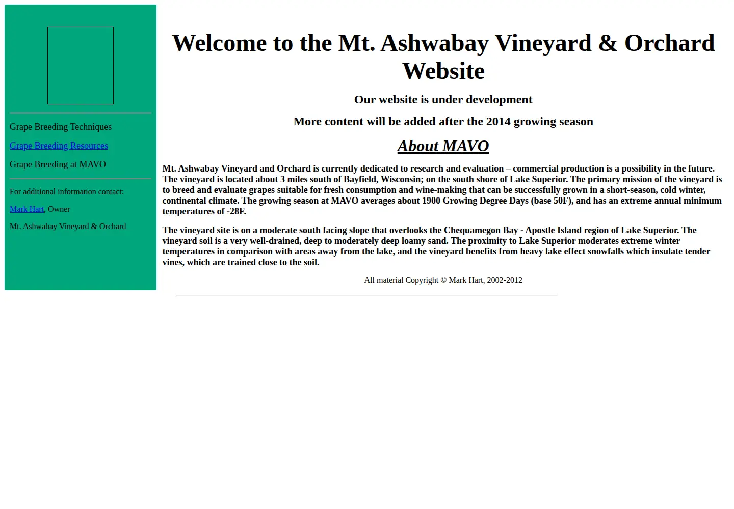 Screenshot of mavo.biz