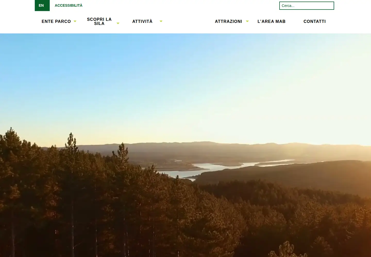 Screenshot of parcosila.it