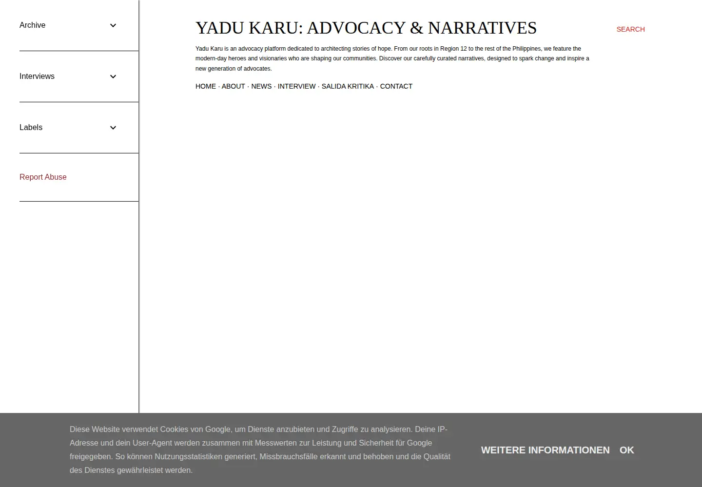 Captured homepage of yadukaru.com in the current scan