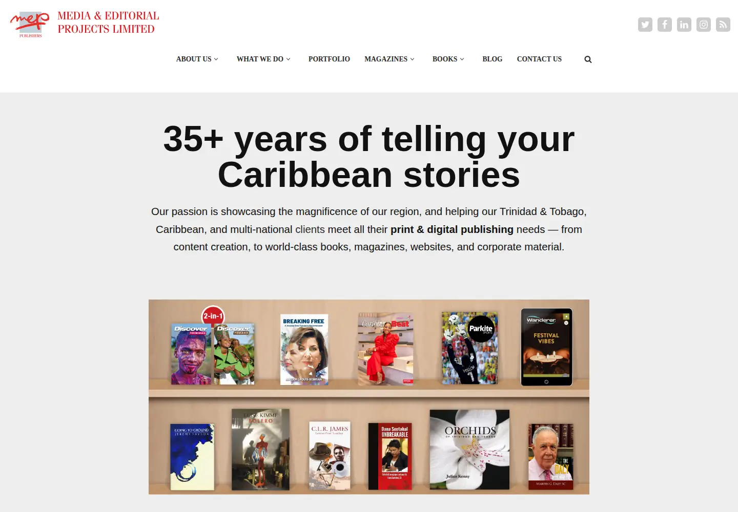 Screenshot of meppublishers.com