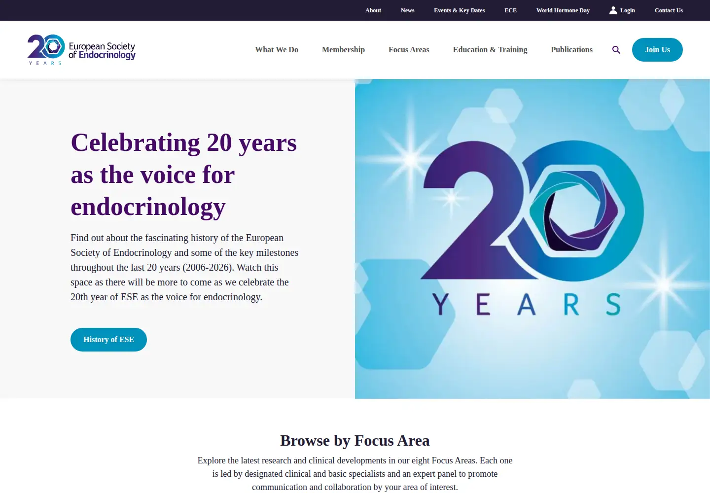 Screenshot of ese-hormones.org