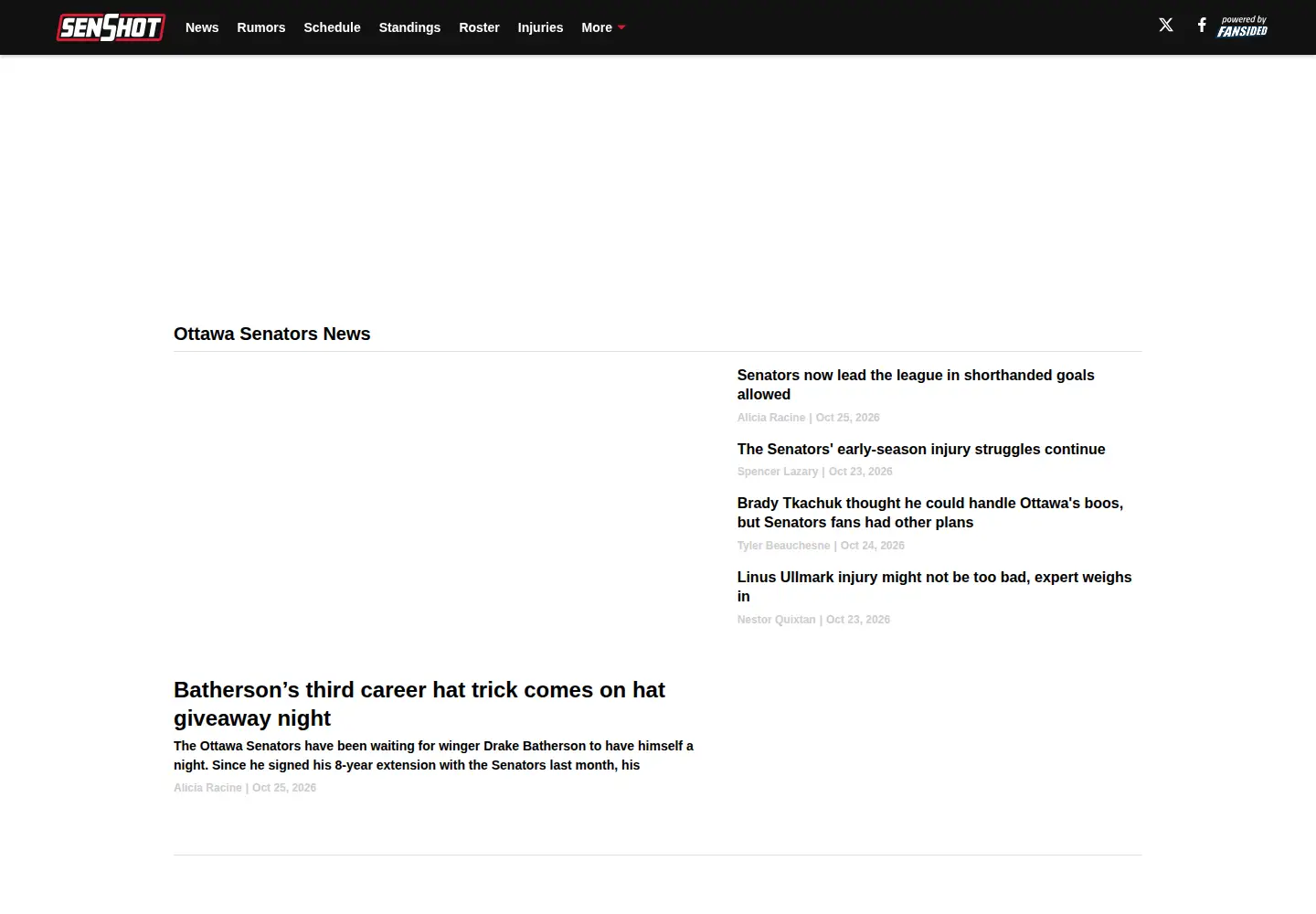 Screenshot of senshot.com