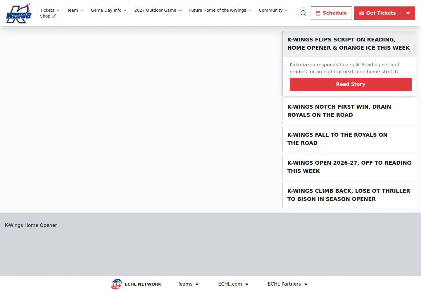 Screenshot of kwings.com