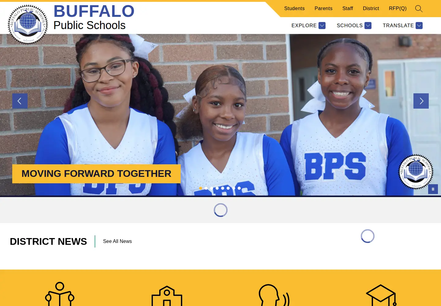Screenshot of buffaloschools.org