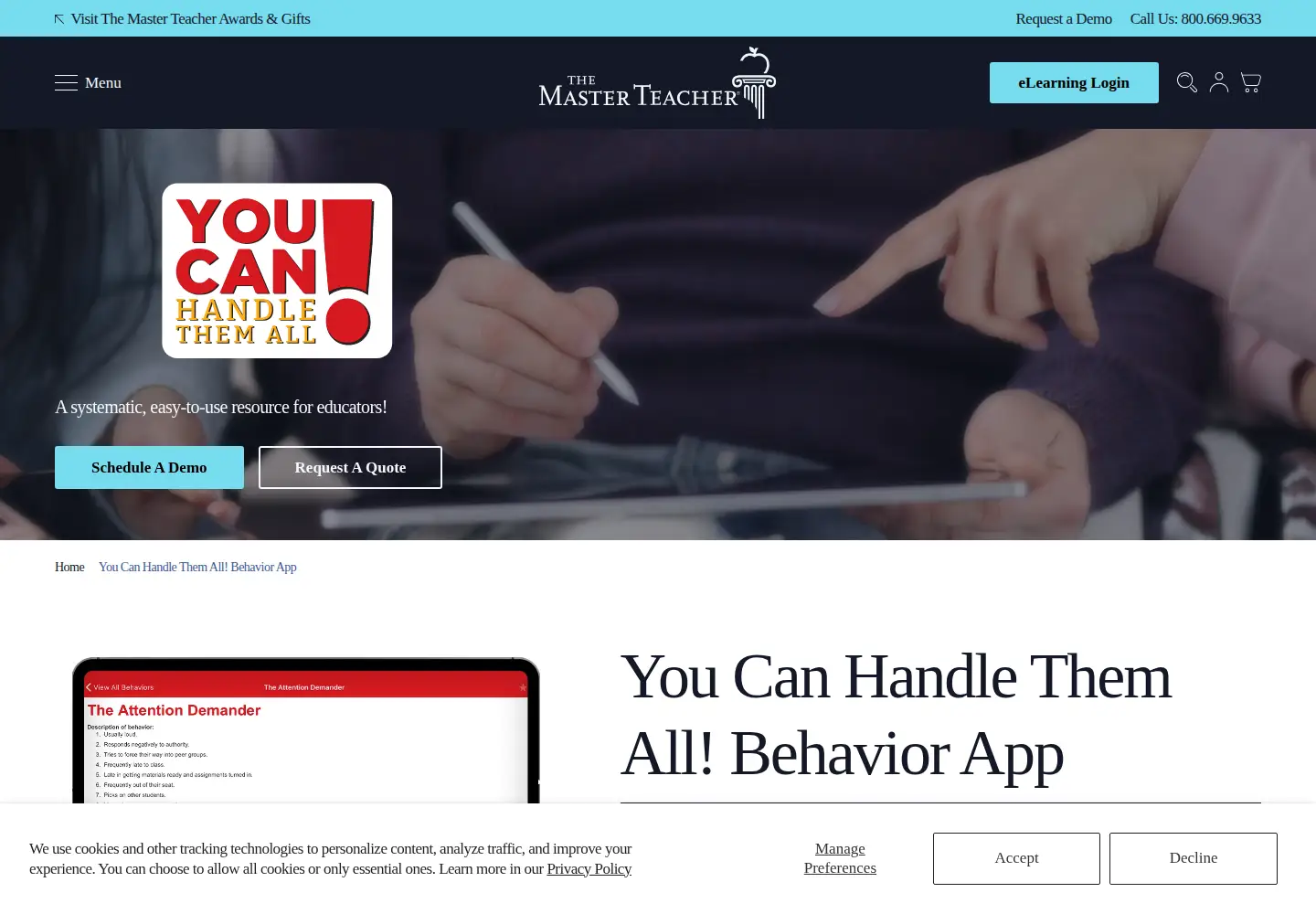 Screenshot of disciplinehelp.com