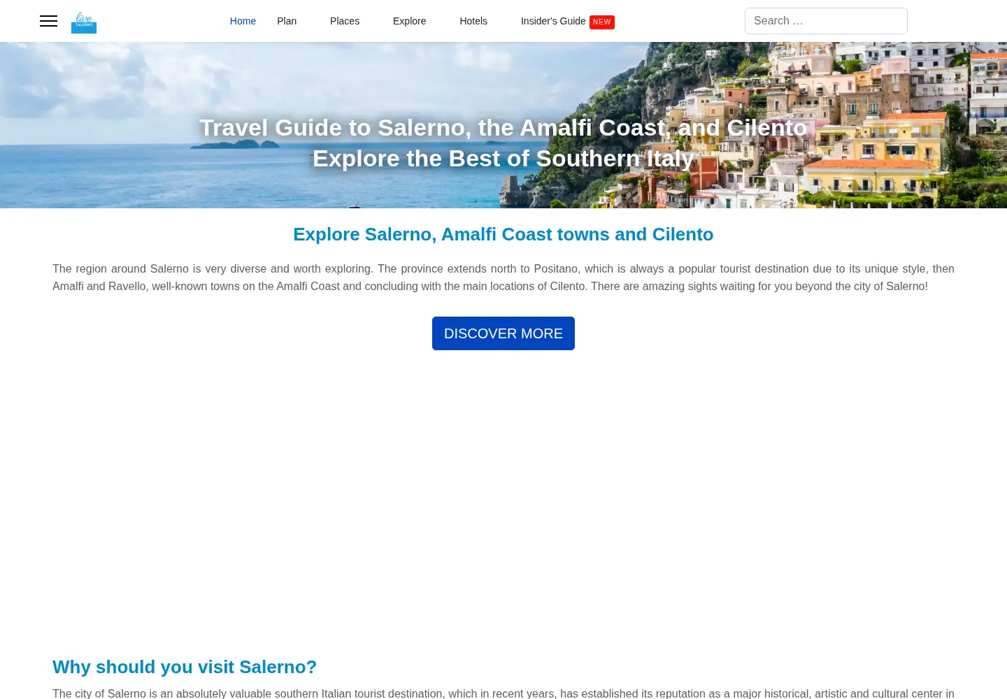 Screenshot of livesalerno.com