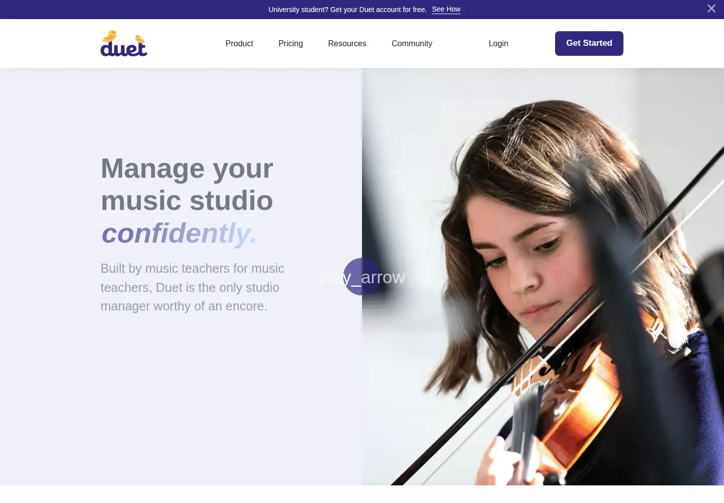 Screenshot of duetpartner.com