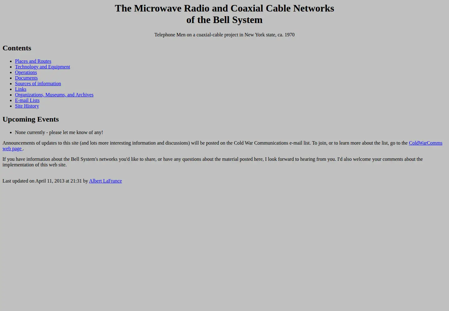 Captured homepage of long-lines.net in the current scan