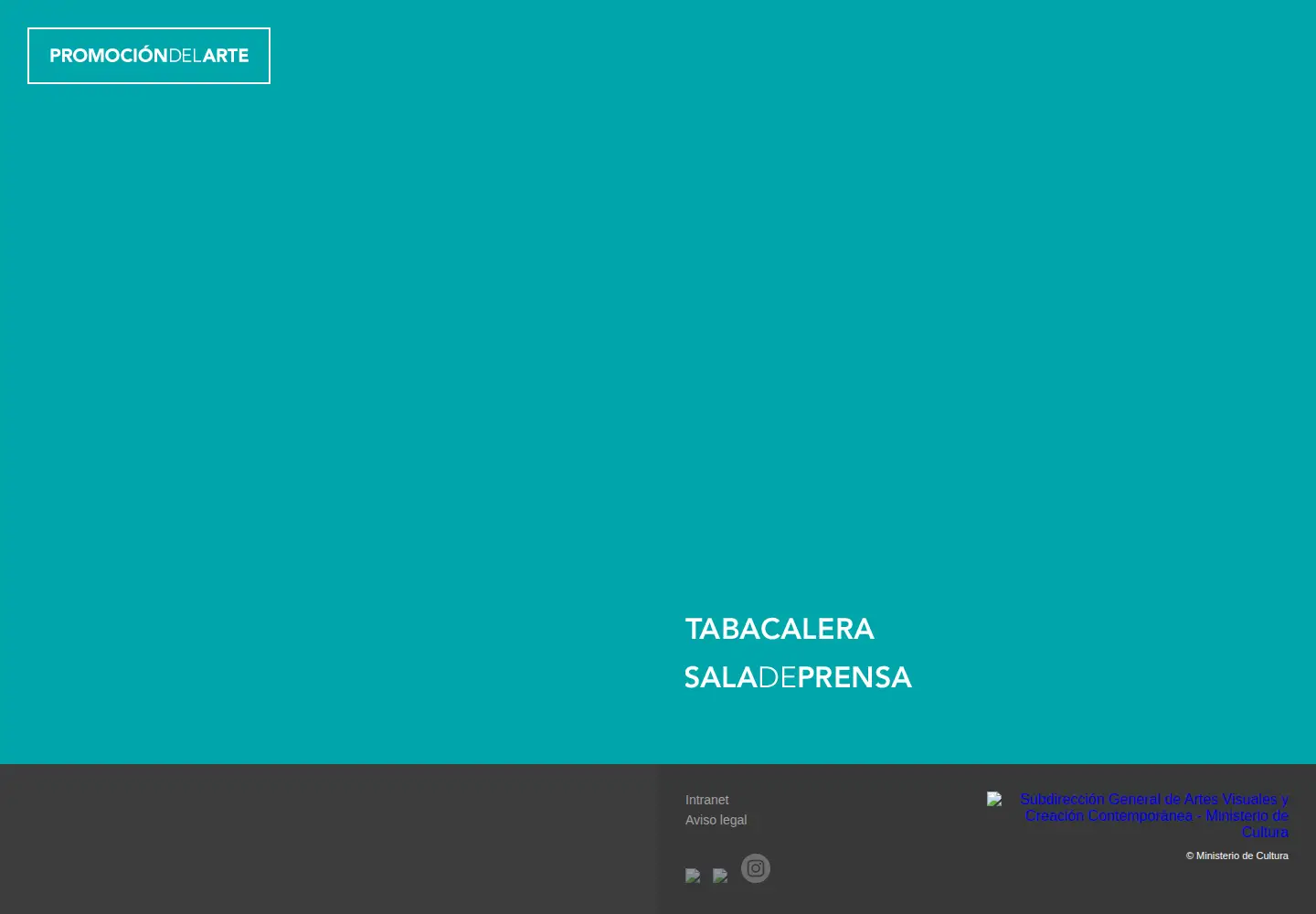Screenshot of promociondelarte.com