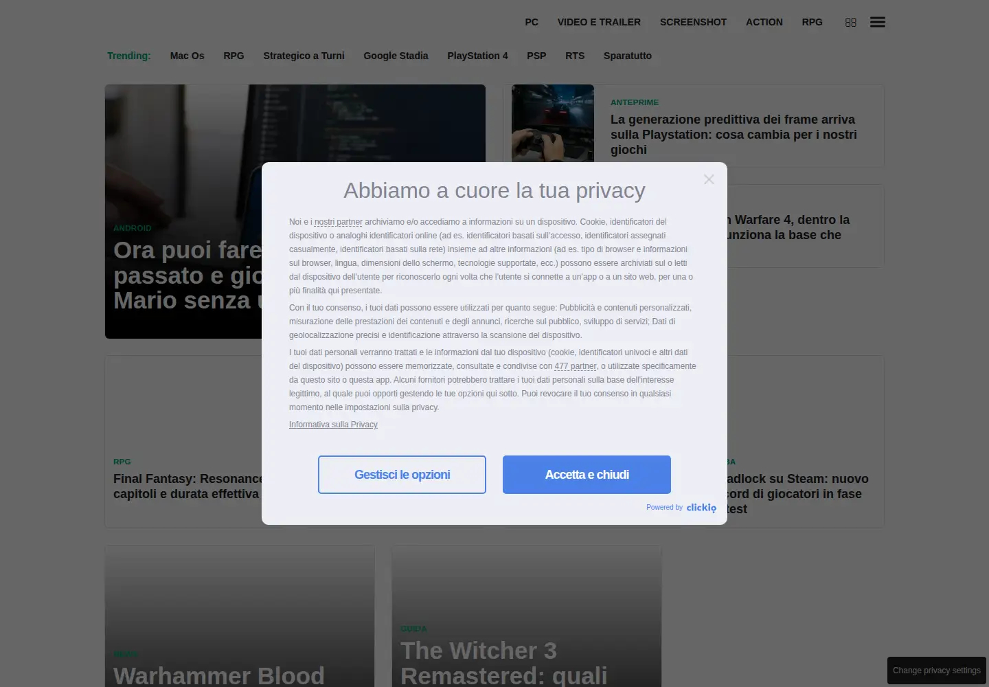 Screenshot of gamesblog.it