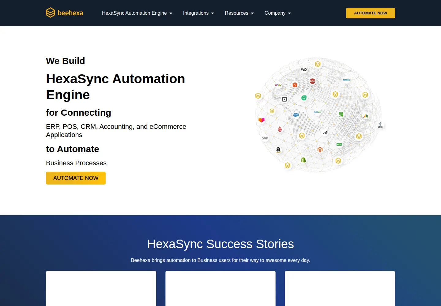 Screenshot of beehexa.com