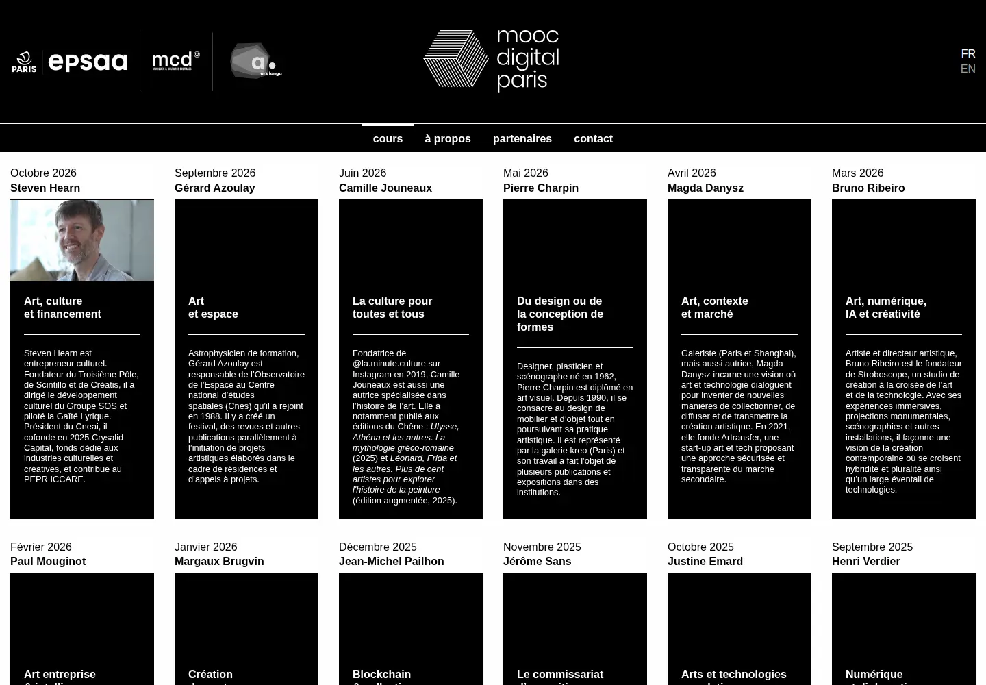 Screenshot of moocdigital.paris
