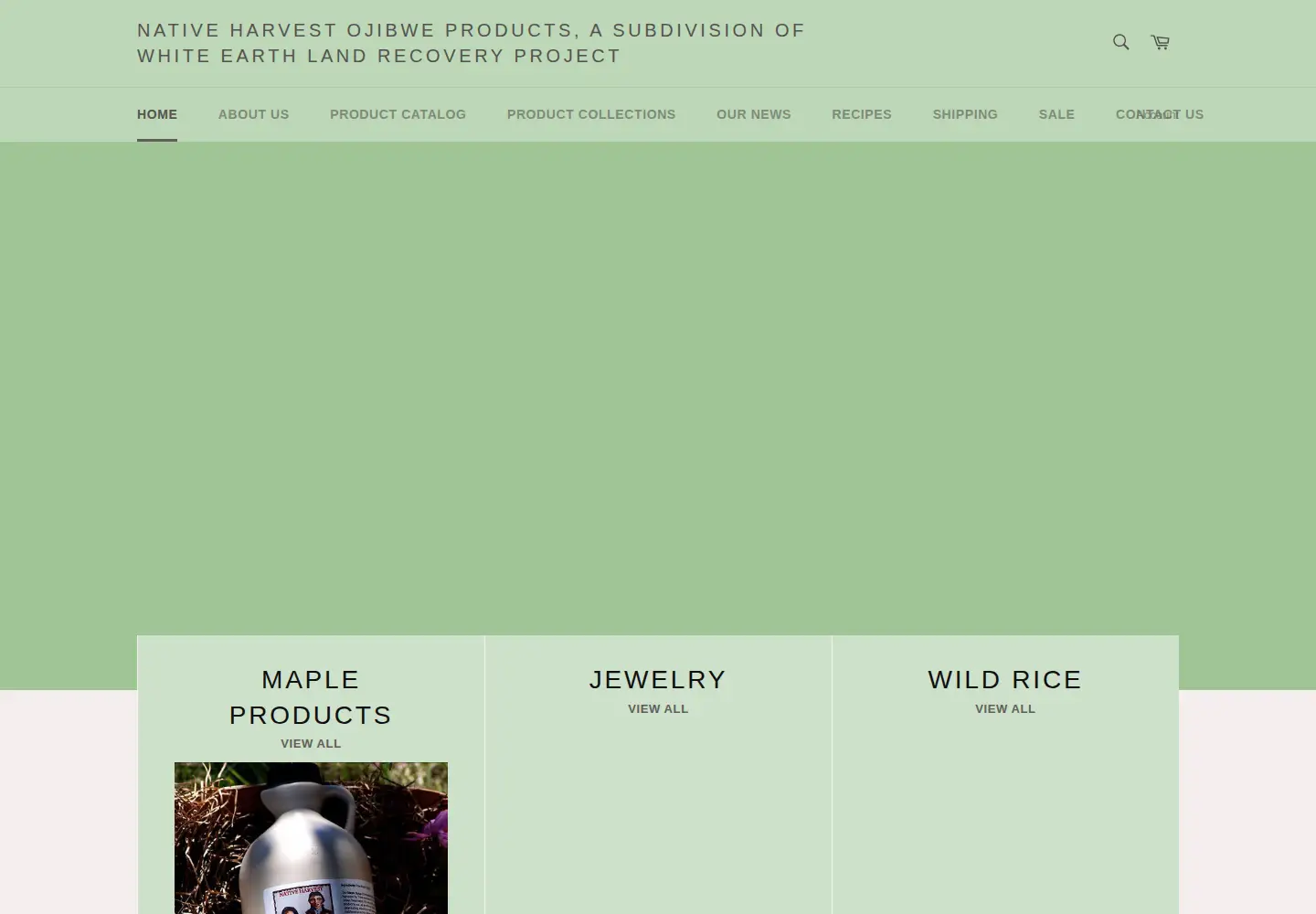 Screenshot of nativeharvest.com