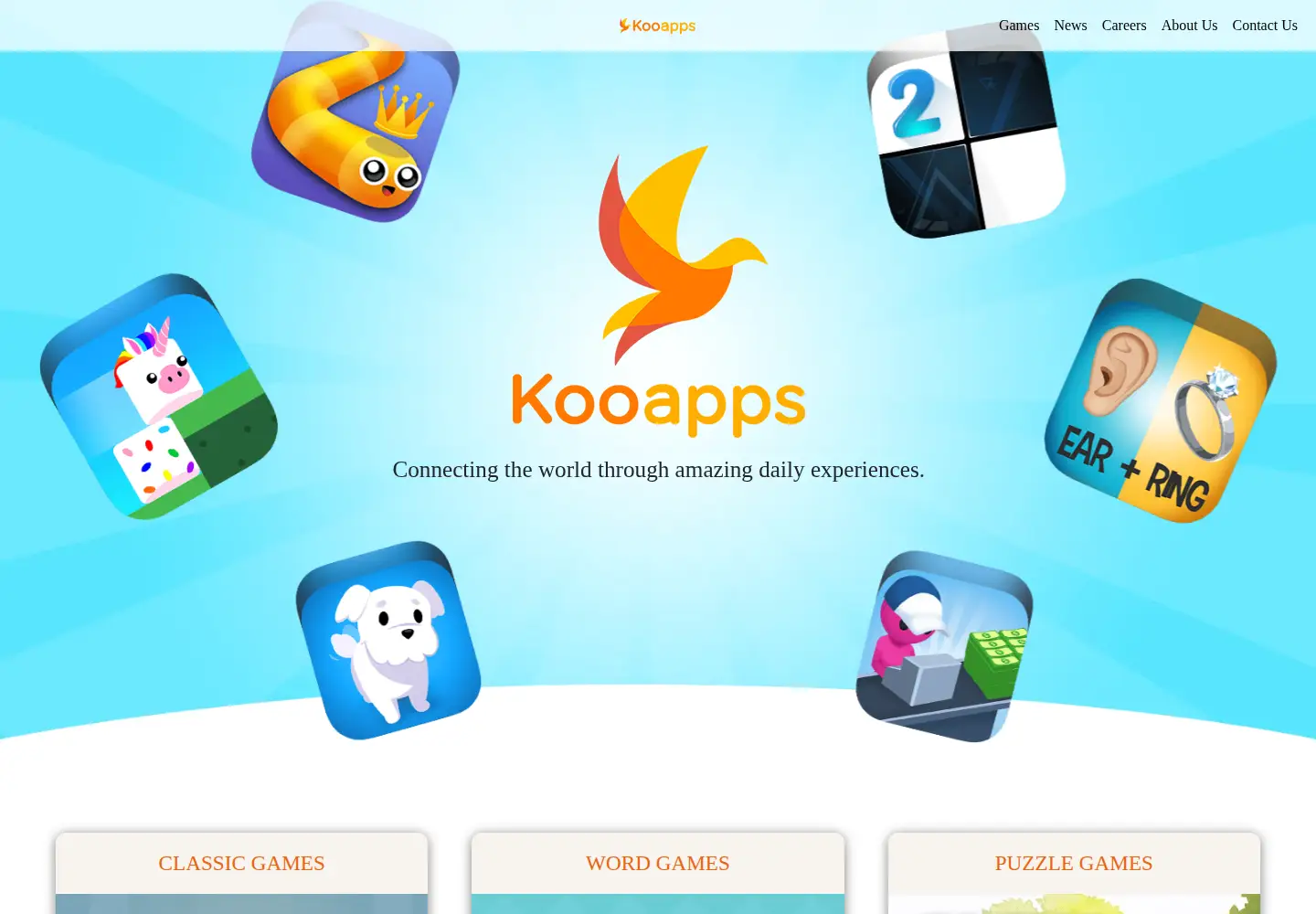 Screenshot of kooapps.com