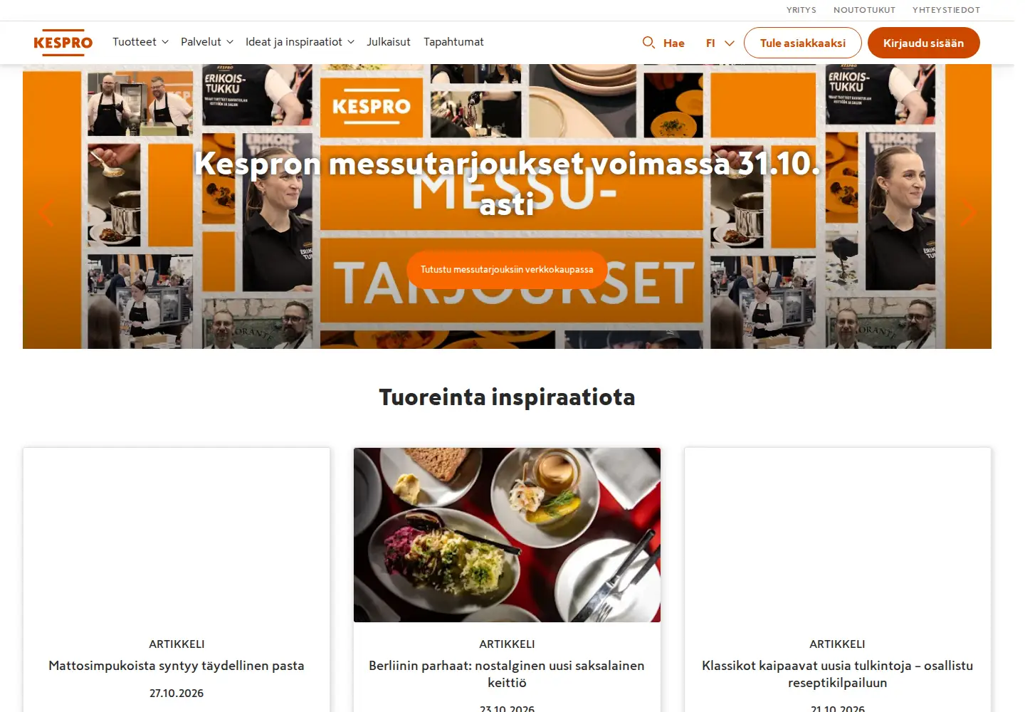 Screenshot of kespro.com