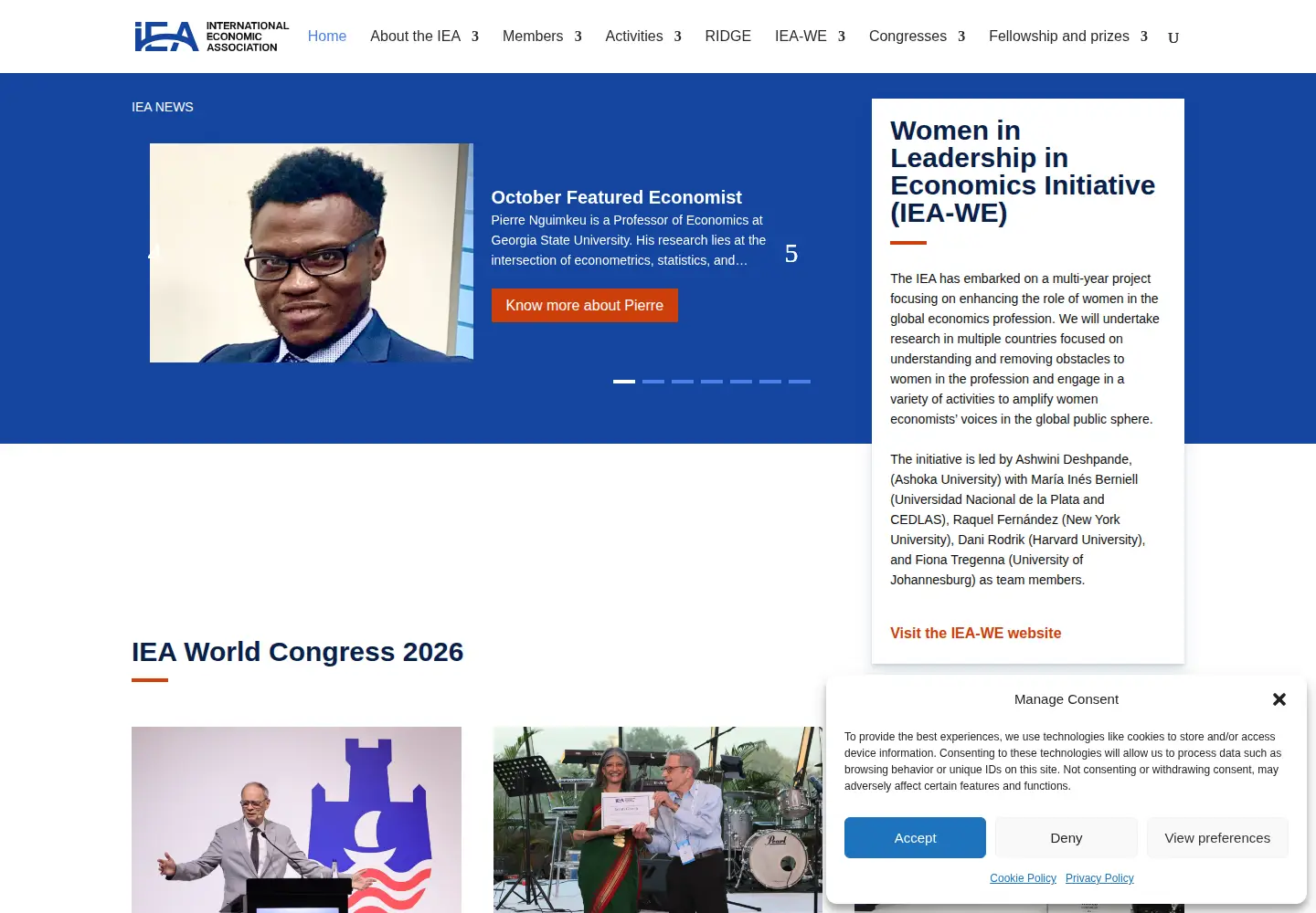 Screenshot of iea-world.org