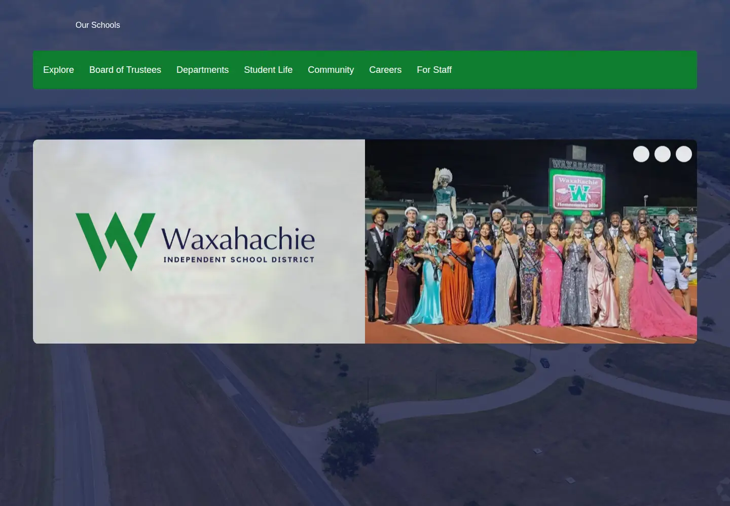 Captured homepage of wisd.org in the current scan